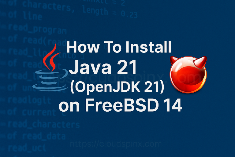 How To Install Java 21 OpenJDK 21 on FreeBSD 14 featured