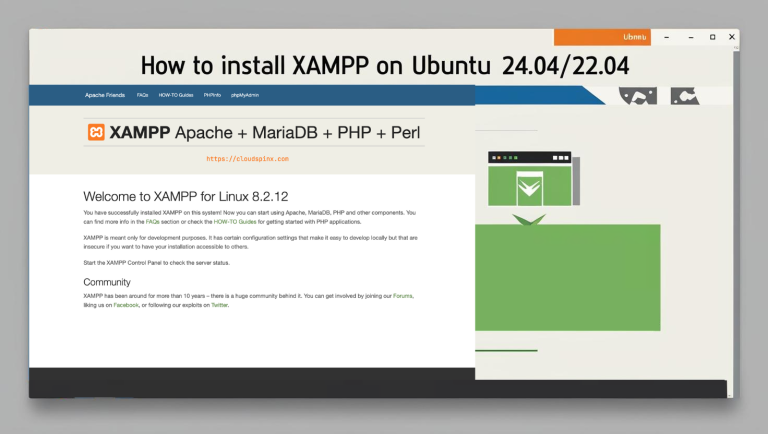 How To Install XAMPP On Ubuntu 24.0422.04