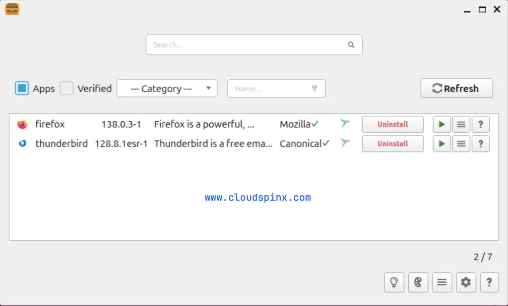 How To Manage Applications on Linux Using Bauh 01
