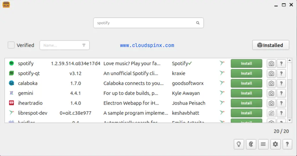 How To Manage Applications on Linux Using Bauh 05