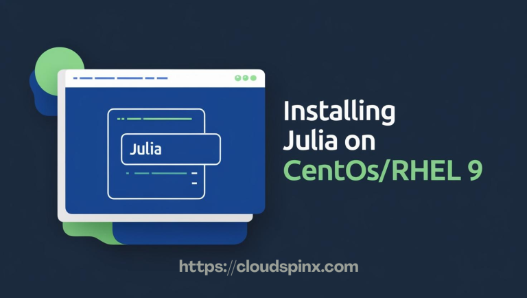 Install Julia Programming Language on CentOS RHEL 9