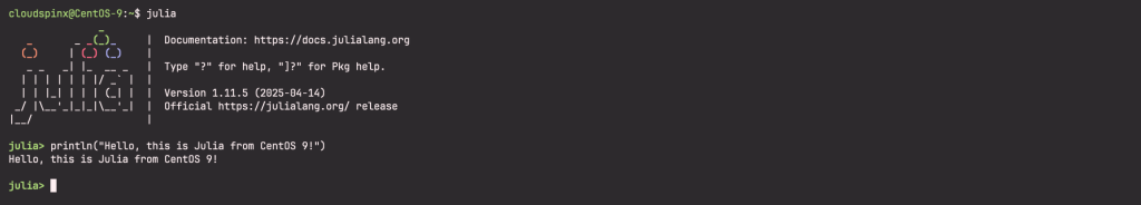 Install Julia Programming Language on CentOSRHEL Systems 01 scaled 1