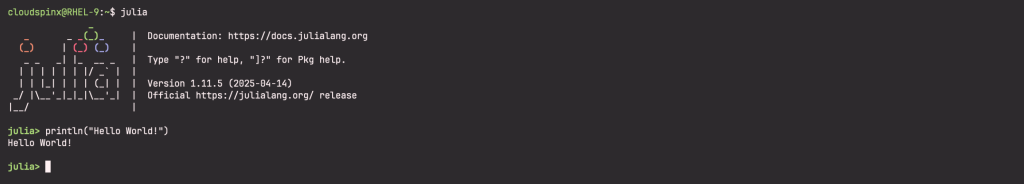 Install Julia Programming Language on CentOSRHEL Systems 02 scaled 1