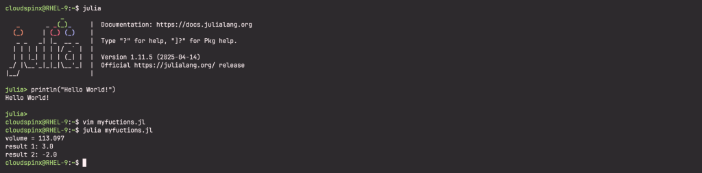 Install Julia Programming Language on CentOSRHEL Systems 03 scaled 1