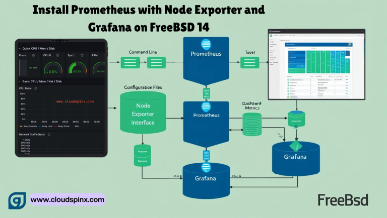 Install Prometheus with Node Exporter and Grafana on FreeBSD 14