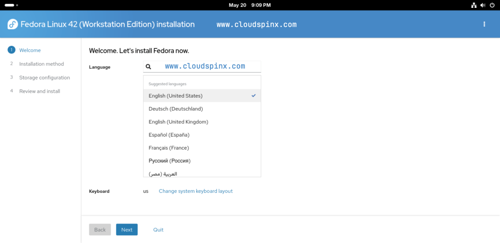 Installing Fedora 42-Step-by-Step Guide With Screenshots 4 Installing Fedora 42 Step by Step Guide With Screenshots 04
