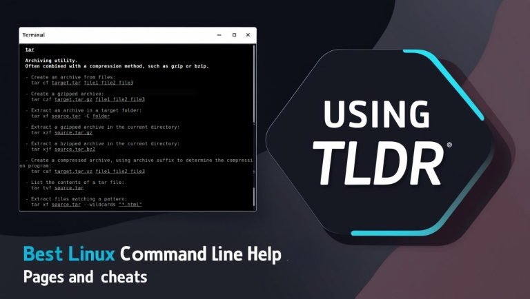 Using TLDR Best Linux Command Line Help Pages and Cheats