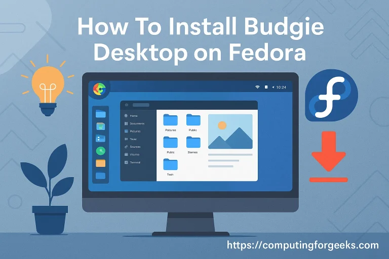 installing budgie desktop fedora