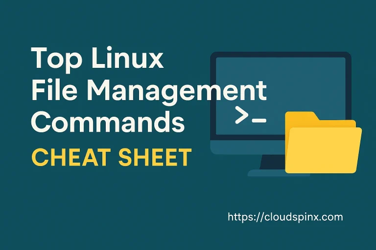 top linux file management commands