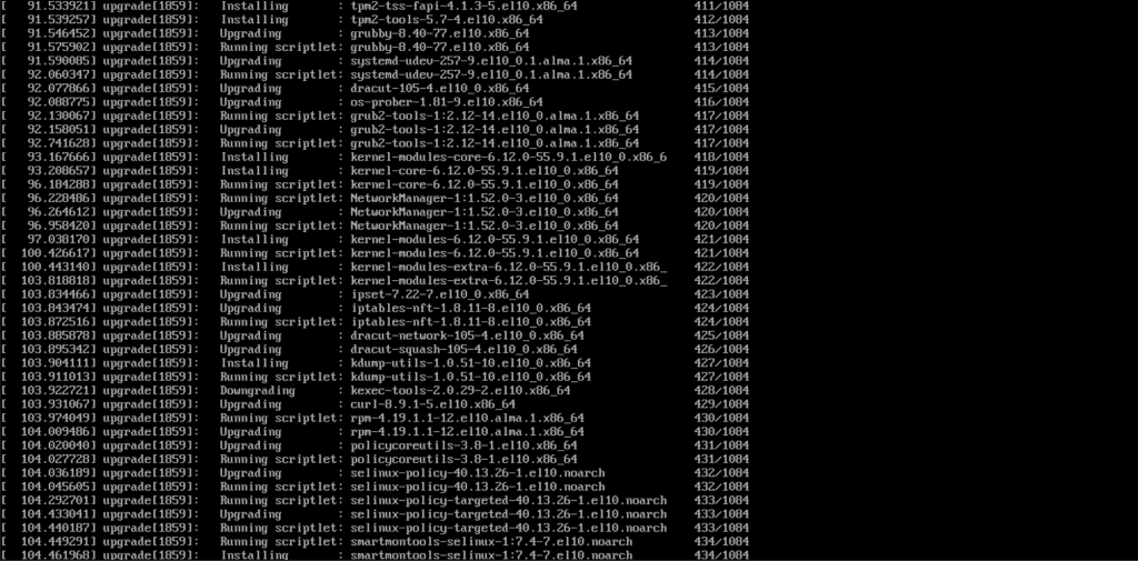 AlmaLinux 10 Upgrade Guide: Upgrade from AlmaLinux 9 Safely 6 AlmaLinux 10 Upgrade Guide Upgrade from AlmaLinux 9 Safely 06