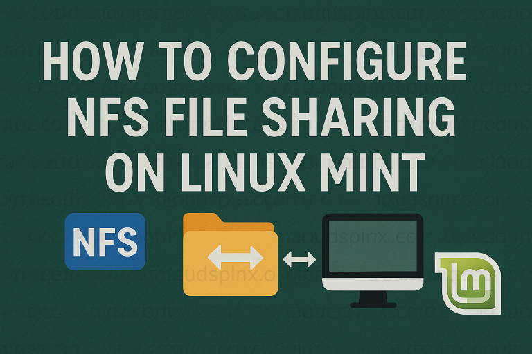 How To Configure NFS File Sharing on Linux Mint 22 featured