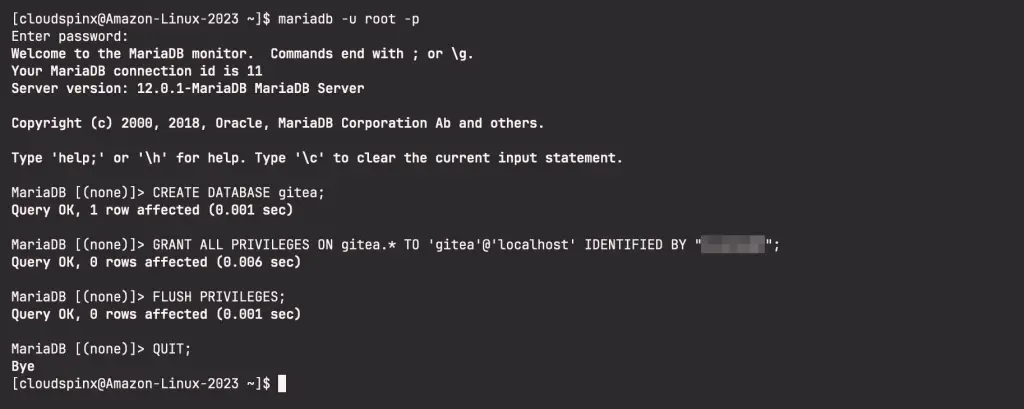 How To Install Gitea on Amazon Linux 2023 02