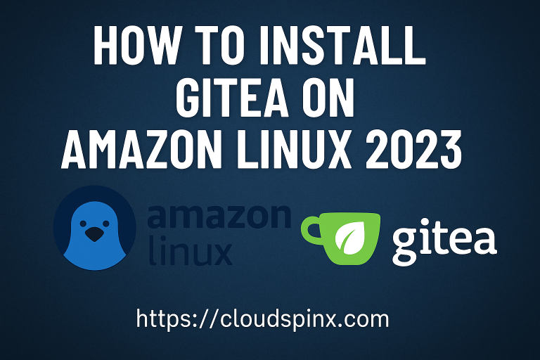 How To Install Gitea on Amazon Linux 2023 featured