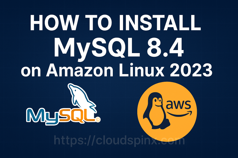 How To Install MySQL 8.4 on Amazon Linux 2023 featured