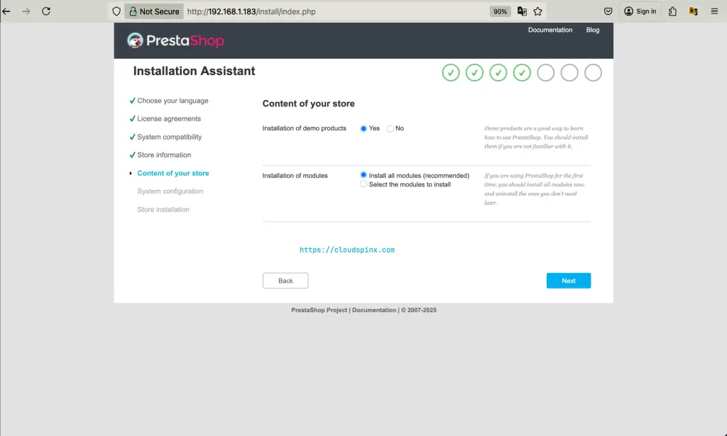 How To Install PrestaShop on RHEL 10 CentOS Stream 10 07 scaled 1