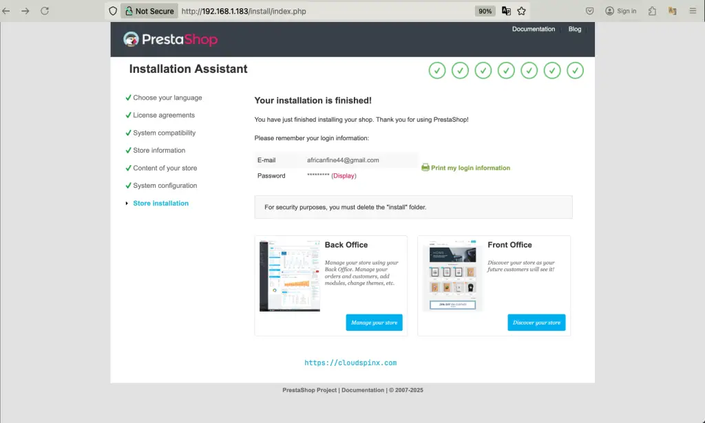 How To Install PrestaShop on RHEL 10 CentOS Stream 10 10 scaled 1