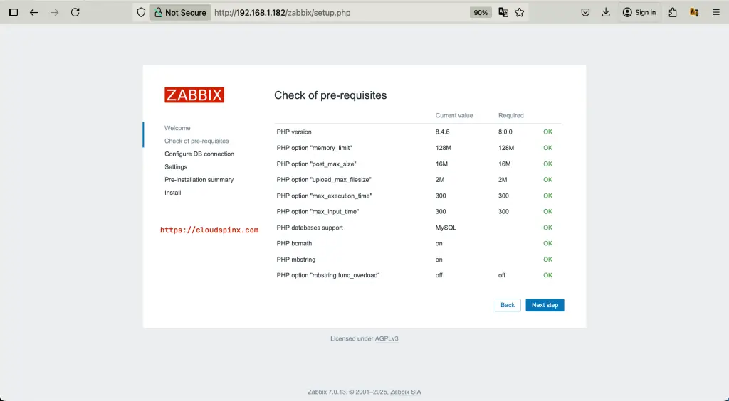 How To Install Zabbix Server 7 on Amazon Linux 2023 04