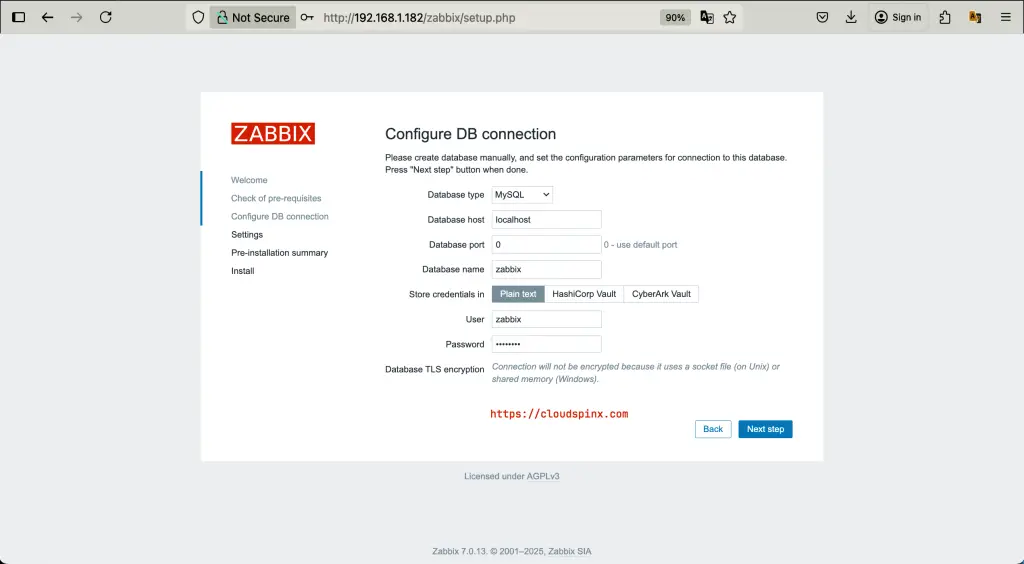 How To Install Zabbix Server 7 on Amazon Linux 2023 05