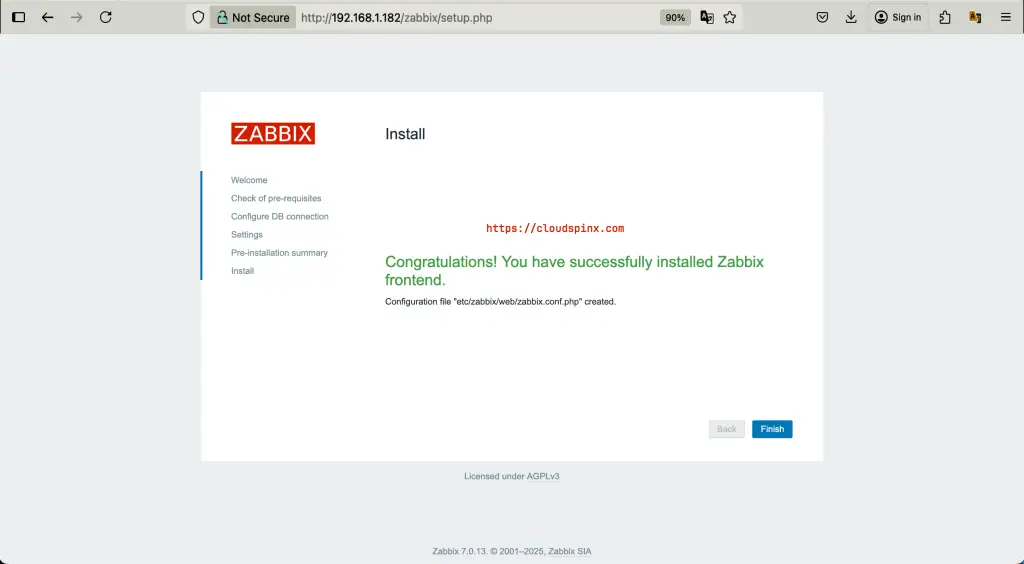 How To Install Zabbix Server 7 on Amazon Linux 2023 08