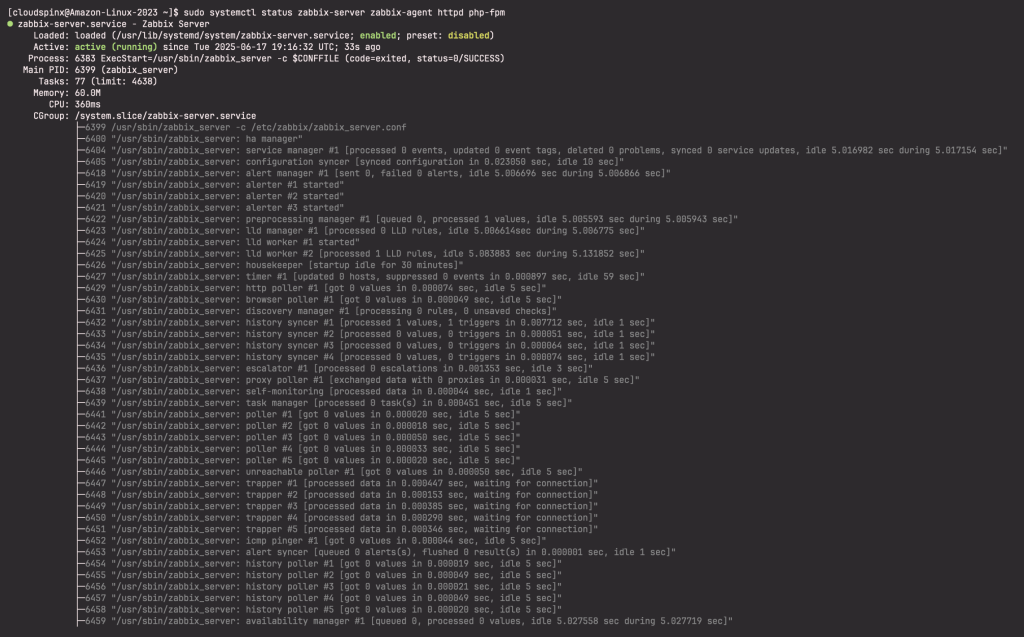 How To Install Zabbix Server 7 on Amazon Linux 2023 10 scaled 1