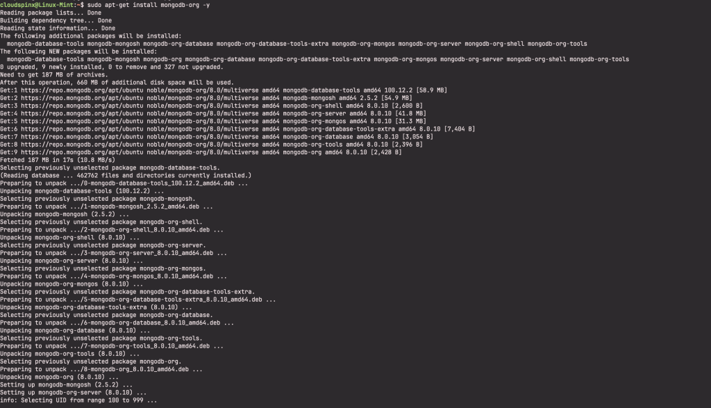 How To Install and Use MongoDB 8.0 in Linux Mint 01 scaled 1