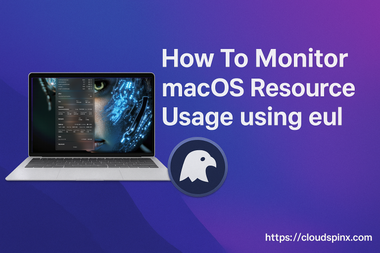 How To Monitor macOS resource usage using eul