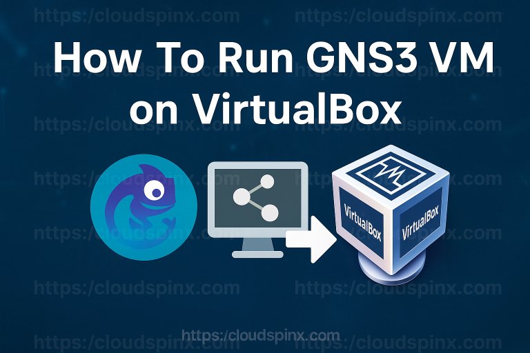 How To Run GNS3 VM on VirtualBox featured