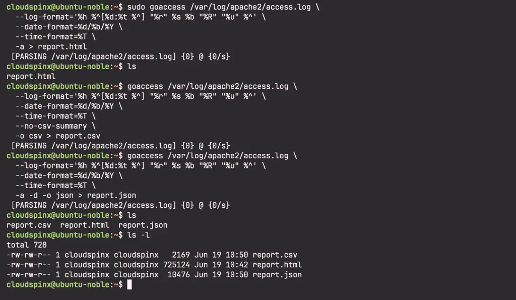 How To View and Analyze Linux Logs With GoAccess 02