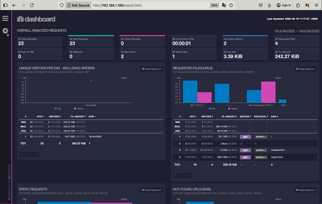 How To View and Analyze Linux Logs With GoAccess 4 How To View and Analyze Linux Logs With GoAccess 03 scaled 1