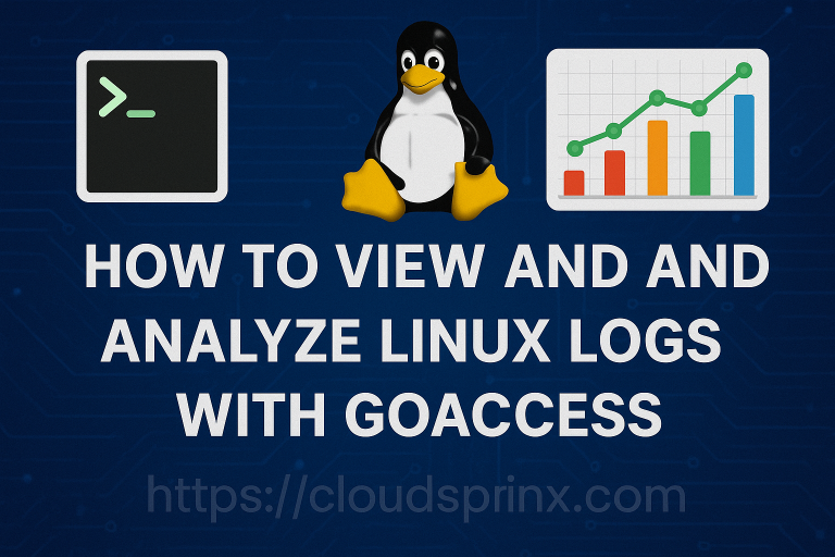 How To View and Analyze Linux Logs With GoAccess featured