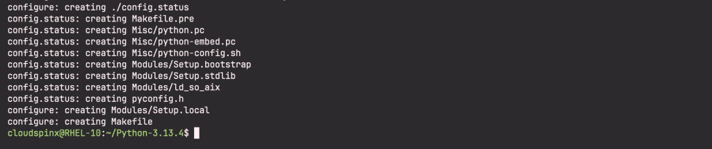 How to Install Python 3.13 on RHEL 10 AlmaLinux 10 01