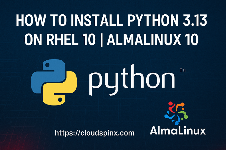 How to Install Python 3.13 on RHEL 10 AlmaLinux 10 featured