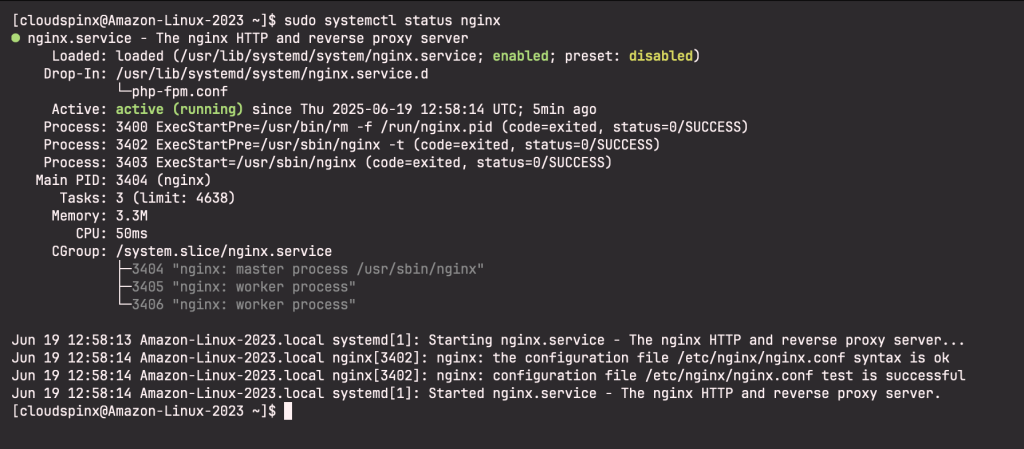 How to Install WordPress with Nginx on Amazon Linux 01