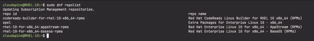 How to install EPEL on RHEL 10 and CentOS Stream 10 02