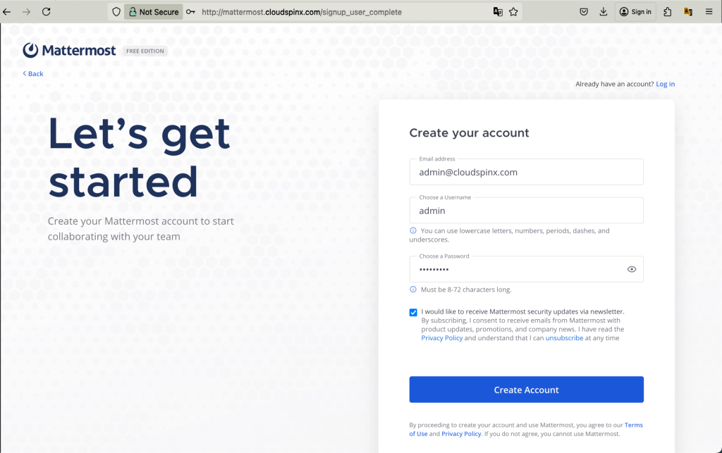 Install and Configure Mattermost Server on Amazon Linux 2023 05 scaled 1