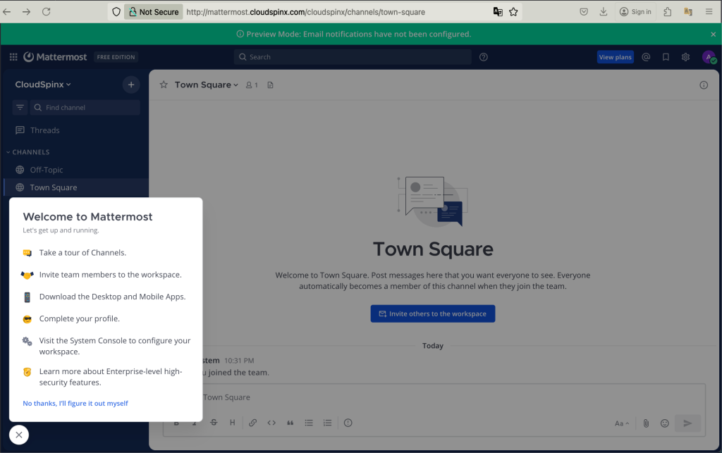 Install and Configure Mattermost Server on Amazon Linux 2023 09 scaled 1