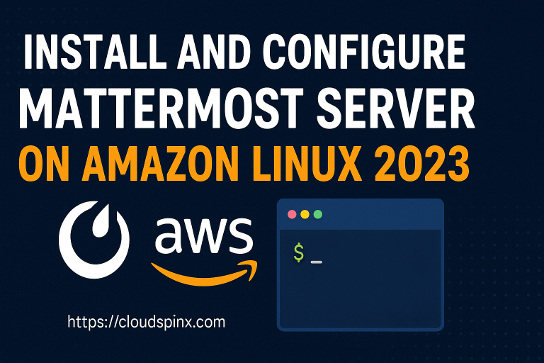 Install and Configure Mattermost Server on Amazon Linux 2023 featured