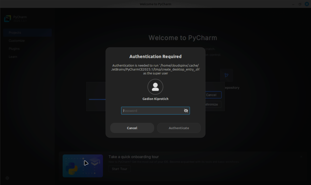 How To Install Pycharm IDE on Linux Mint 22 11 scaled 1