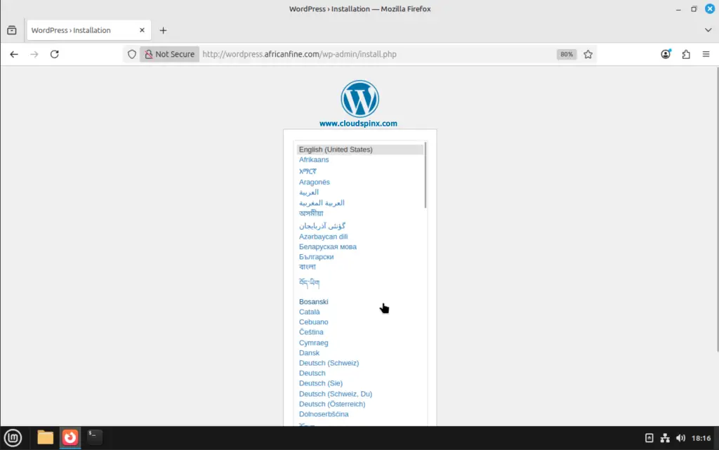 How To Install Wordpress on Linux Mint 22 01