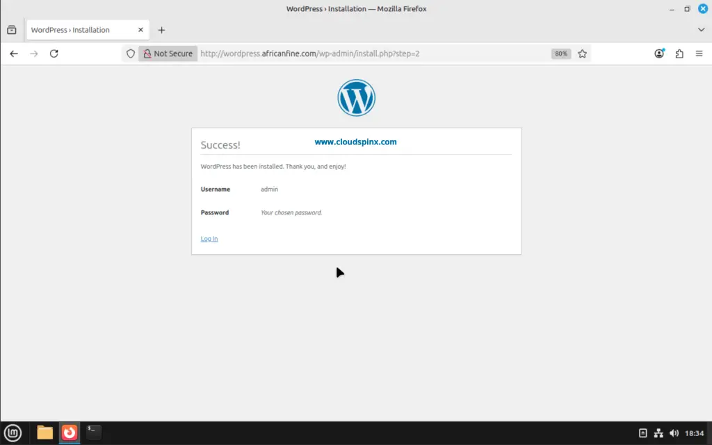 How To Install Wordpress on Linux Mint 22 03