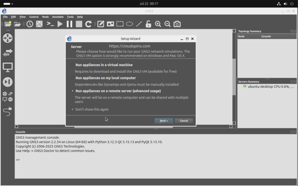 How To Run GNS3 VM on Oracle VirtualBox 12 scaled 1