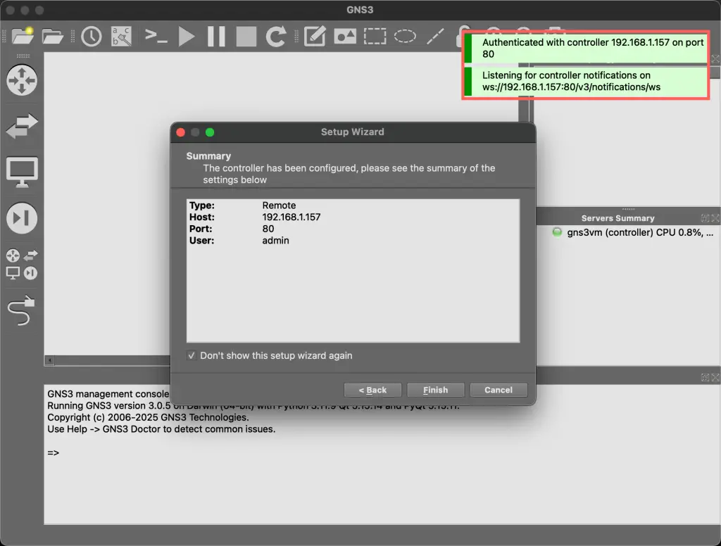 How To Run GNS3 VM on Oracle VirtualBox 15