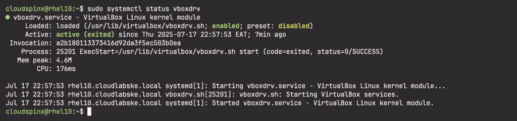 How to Install and Use VirtualBox on CentOS Stream RHEL 10 02