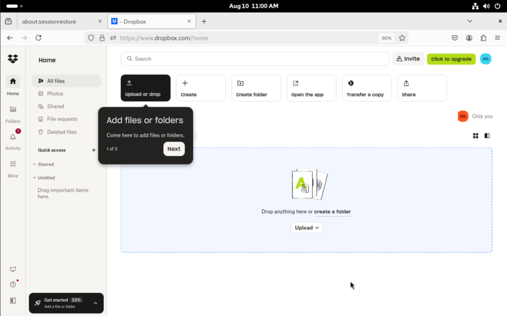 Configure Dropbox Client on Rocky Linux 10 CentOS Stream 10 09 scaled 1