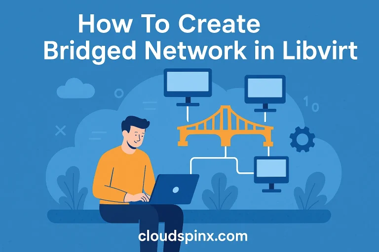 Create Bridged Network Libvirt