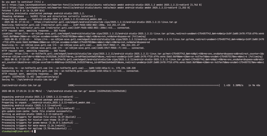 How To Install Android Studio on Linux Mint 22 03 scaled 1