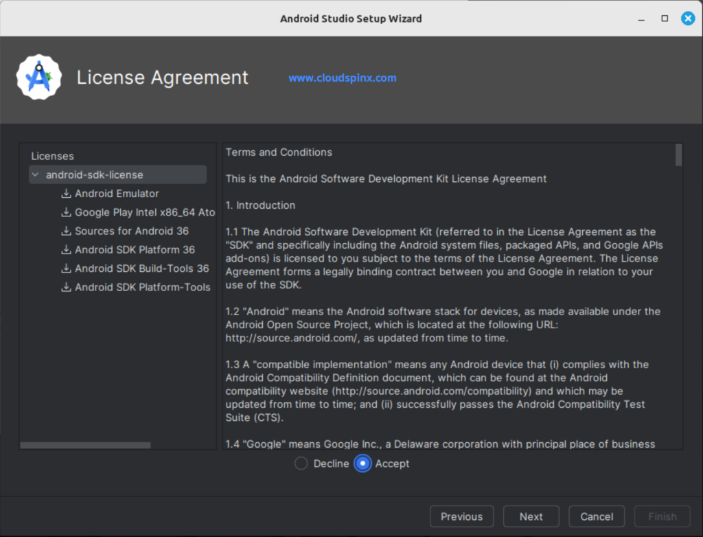 How To Install Android Studio on Linux Mint 22 08
