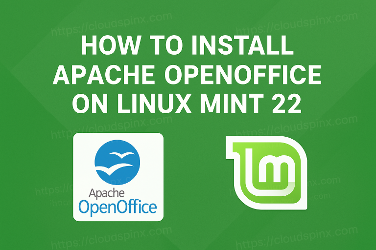 How To Install Apache OpenOffice on Linux Mint 22 featured