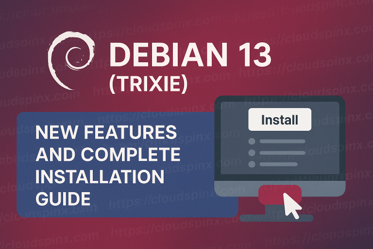 How to Install Debian 13 Trixie Step by Step with Screenshots featured