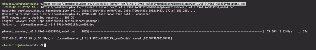Install Plex Media server on Ubuntu 24.04 Linux Mint 22 02 scaled 1